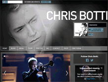 Tablet Screenshot of chrisbotti.com